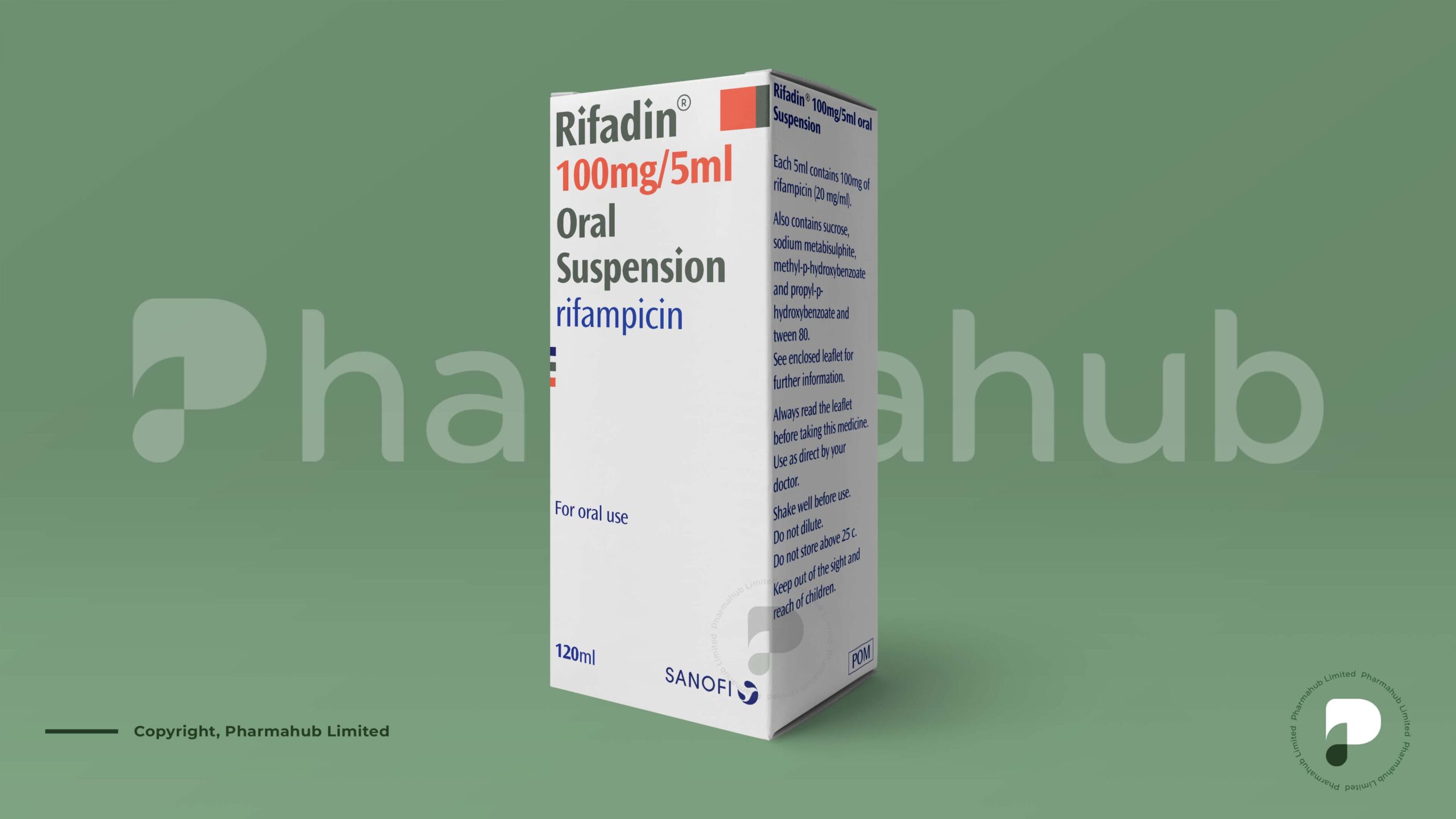 Rifadin 100mg-5ml oral suspension