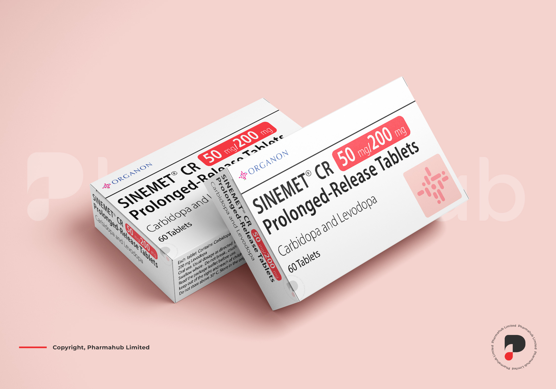 Sinemet CR 50 mg/200 mg Tablets